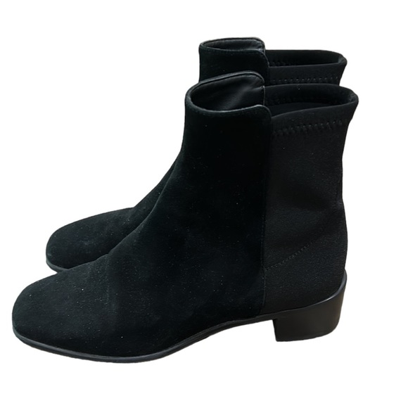 Stuart Weitzman Easyon Reserve suede and neoprene ankle boots Size 5 - Picture 7 of 12